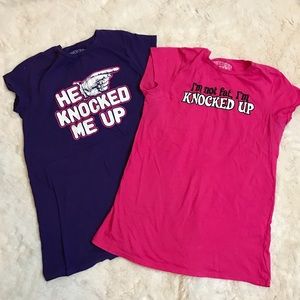 Spencer's maternity shirt one size fits most